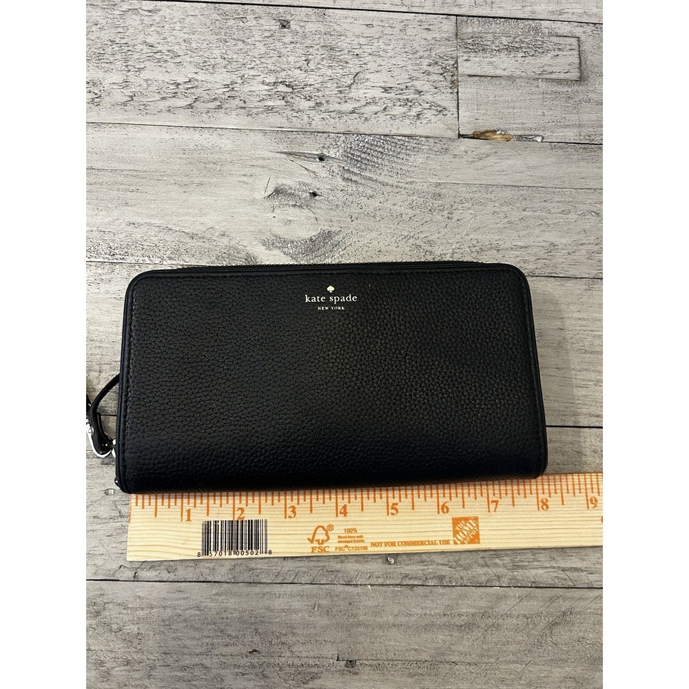 Kate Spade New York Chester Street Brigitta Wristlet Wallet Black - Picture 8 of 8
